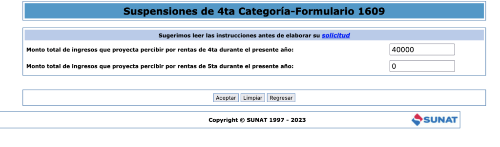 Para este año el monto asignado para la retención es S/.43,313.00