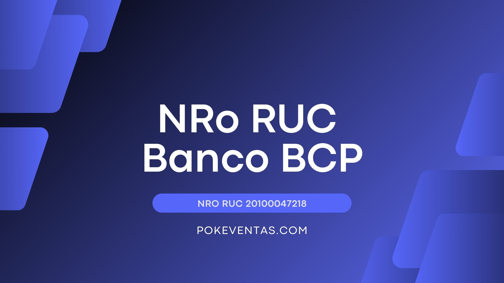 RUC Banco de Crédito del Perú