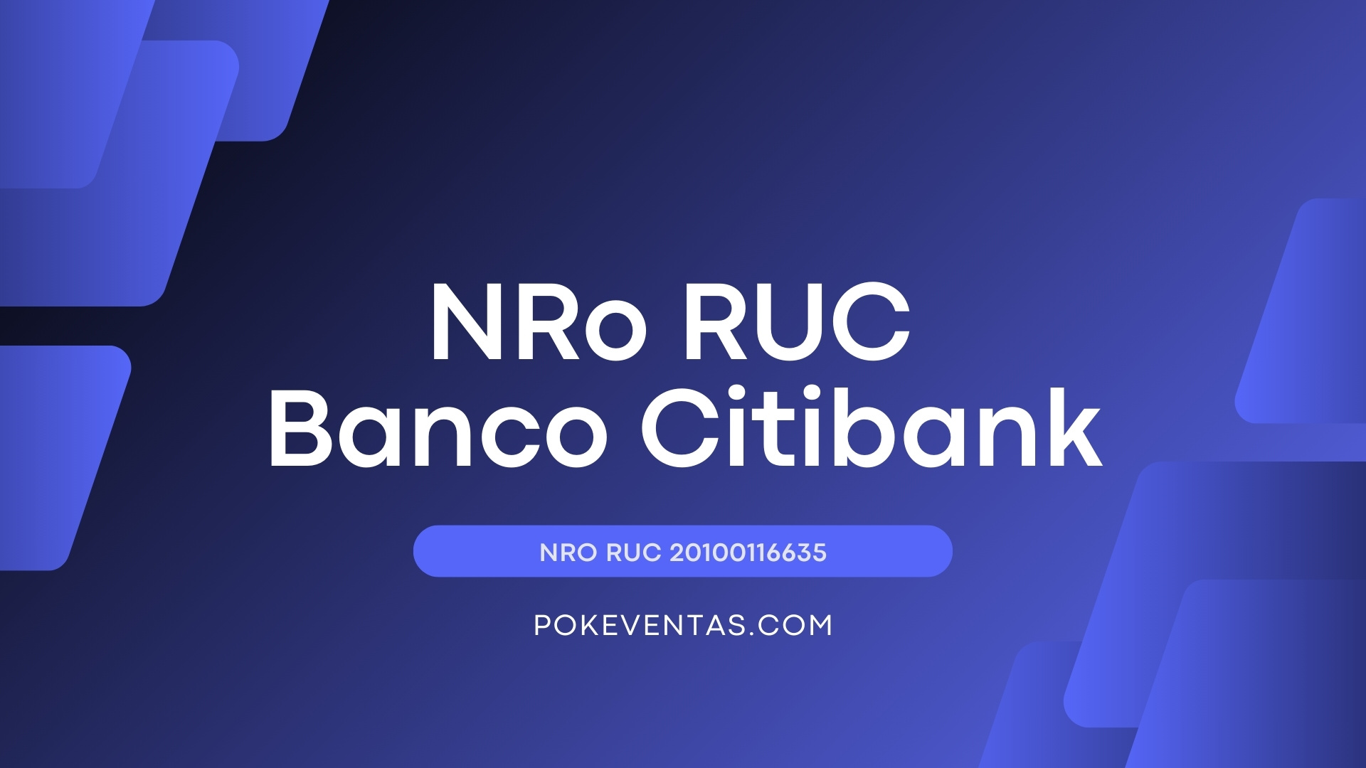 RUC Citibank del Peru S.A.