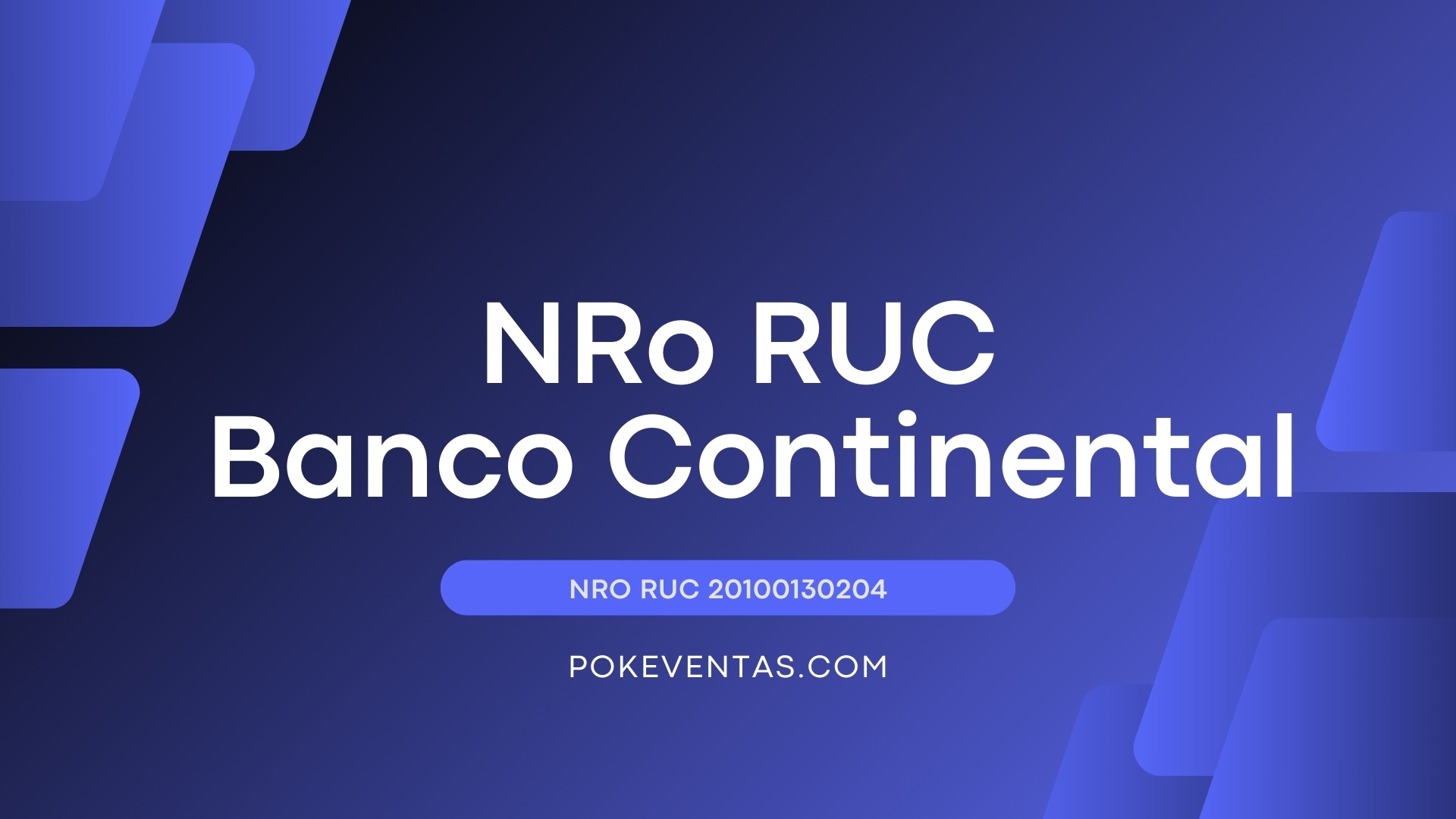 Ruc Banco Continental